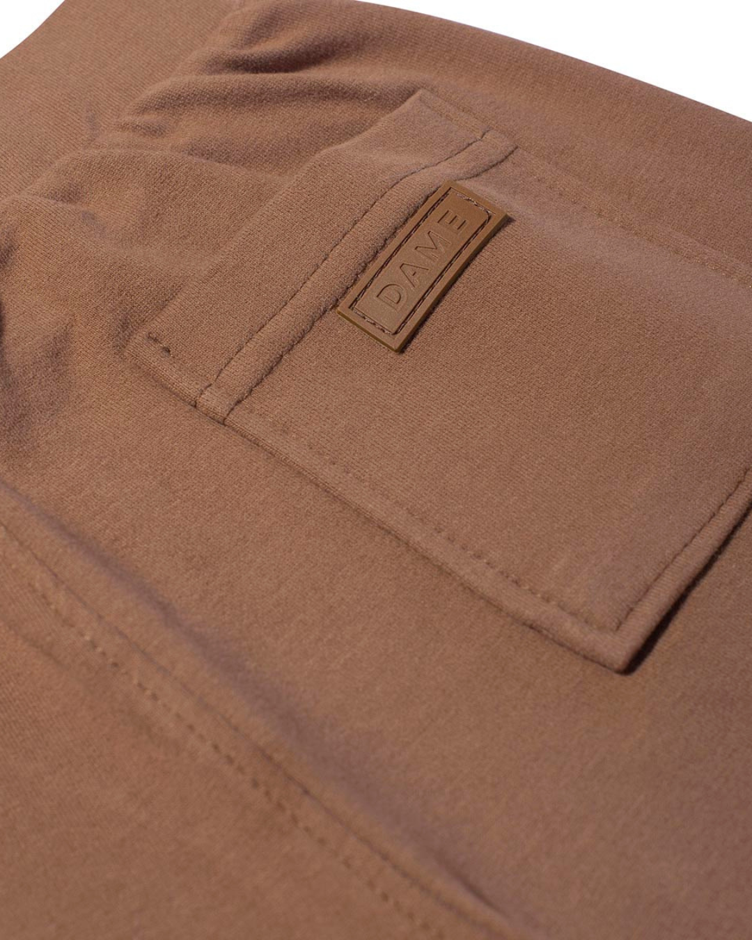 Conjunto Infantil Camiseta Algodão Teddy Natal e Bermuda Moletom Bolso Embutido Chocolate - Dame