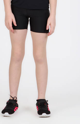 Conjunto Infantil Top Sara Trilobal Básico Preto e Bermuda Eloisa Trilobal Básico Preto - Siri Sport