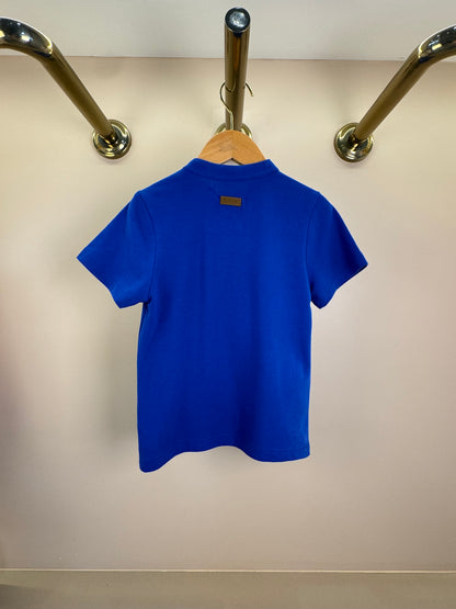 Polo Infantil Piquet Teddy Fofo Azul Klein - Dame