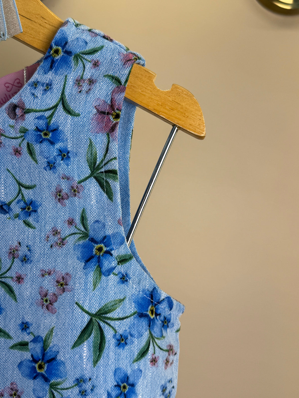 Conjunto Infantil Estampa Exclusiva Blusa Com Babado e Shorts - Luluzinha