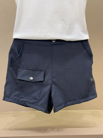 Conjunto Teen Blusa Regata e Short Liz Alfaiataria -  Vic Vick