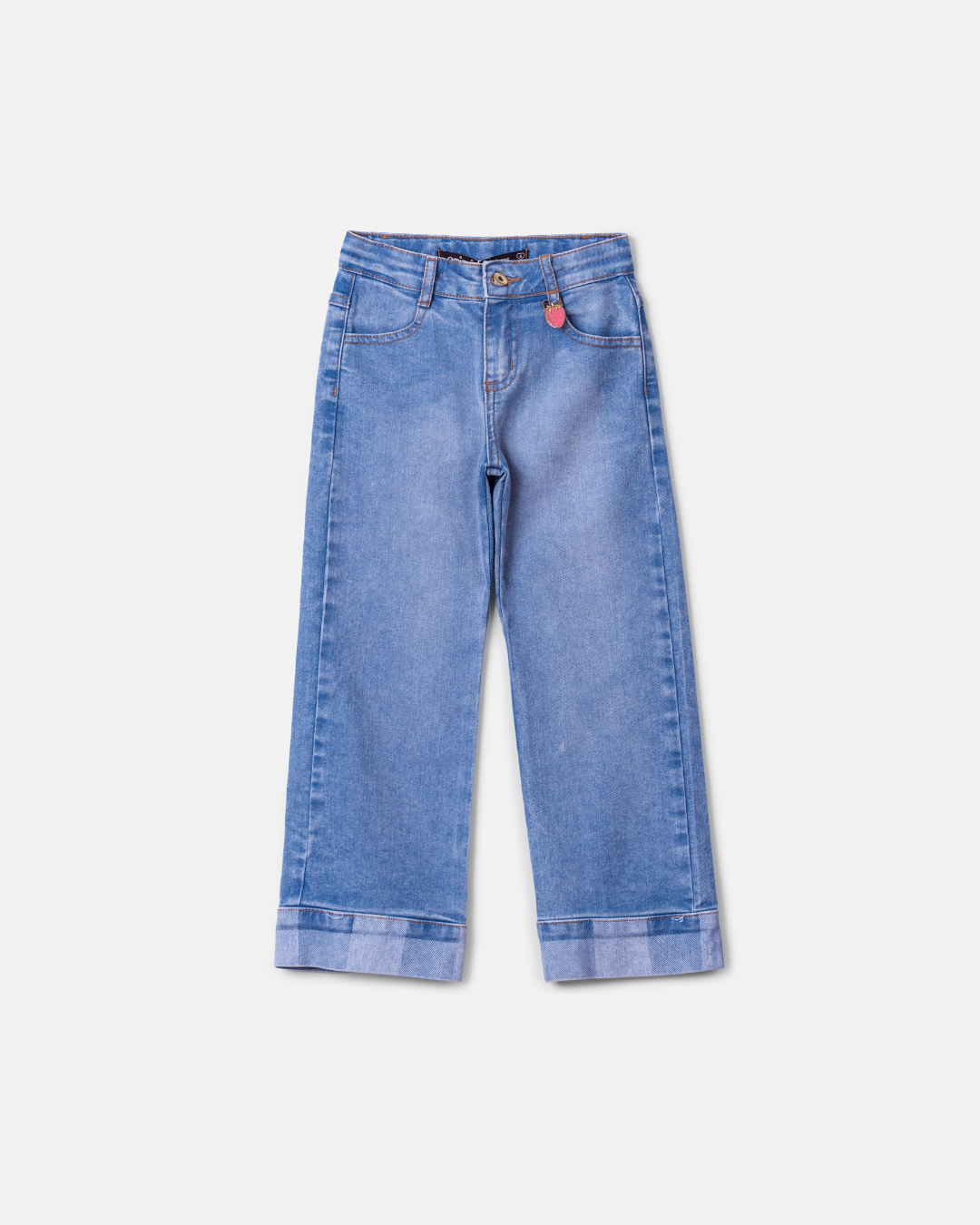 Calça Jeans Infantil Mini-Joia Morango - Animê
