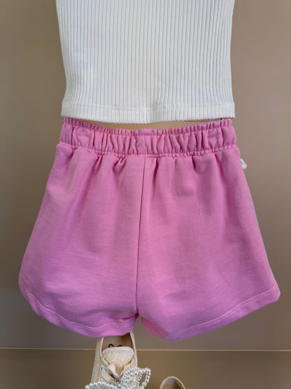 Conjunto Infantil Regata e Shorts Com Transpasse Cerejas - Momi