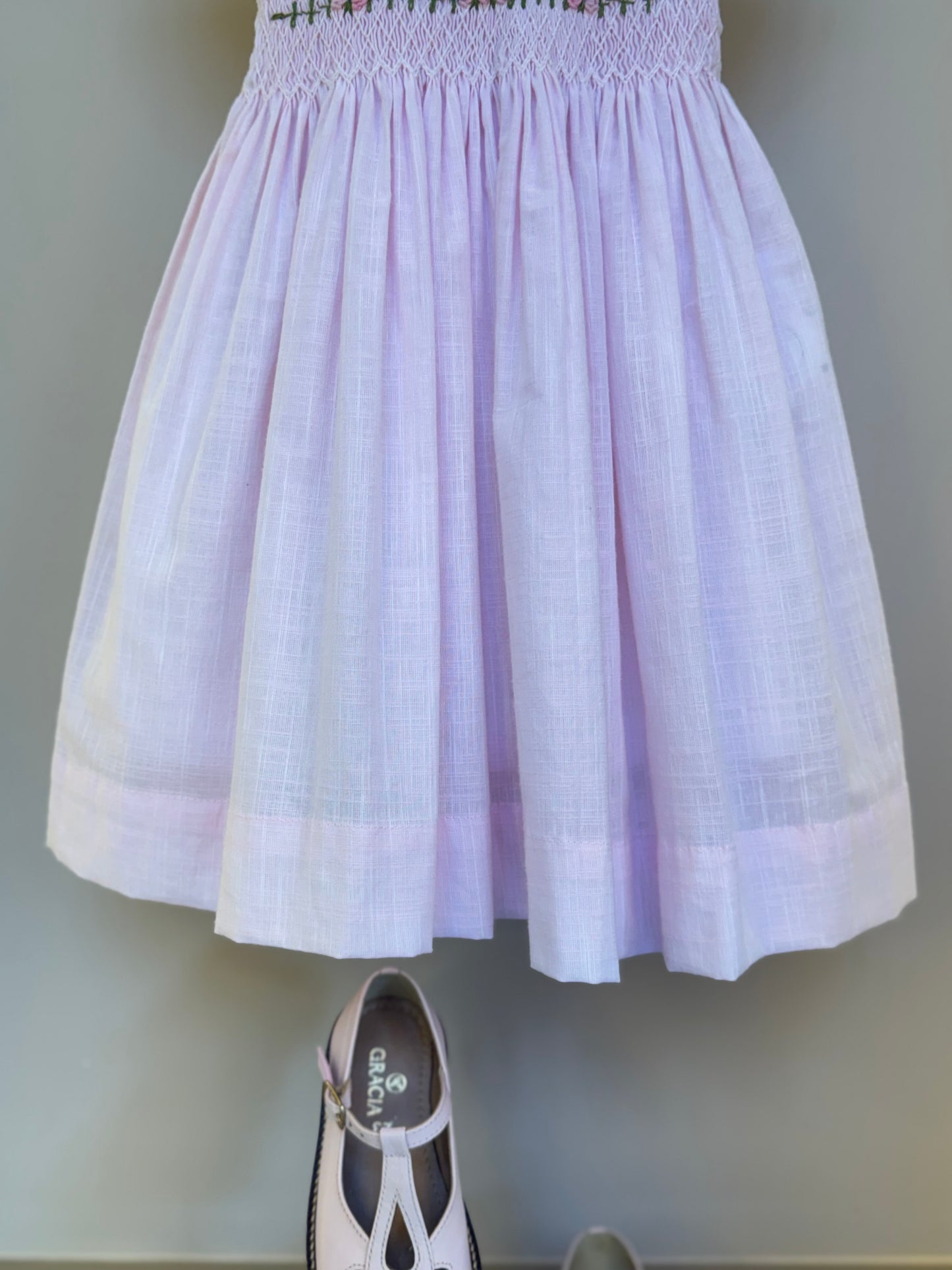 Vestido Infantil Clássico Algodão Olívia Rosa - Gracia