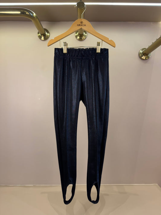Calça Infantil Montaria com Pezinho Preta - Animê