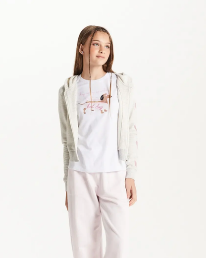Conjunto Teen Camisa Oversized e Calça Wide Leg - Two In