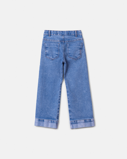 Calça Jeans Infantil Mini-Joia Morango - Animê