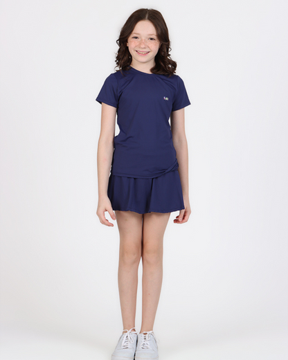 Blusa Infantil Maria New Trip Marinho - Siri Sport
