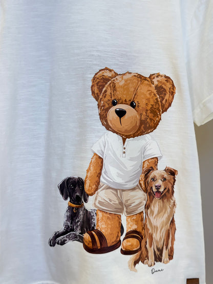 Camiseta Infantil Teddy Cachorros Off - Dame