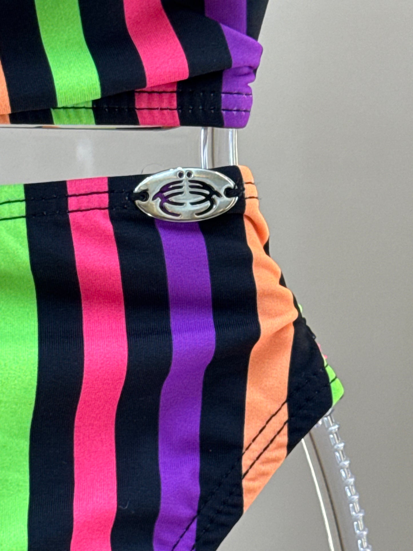 Biquíni Teen Cropped Bia Stripes - Siri Kids