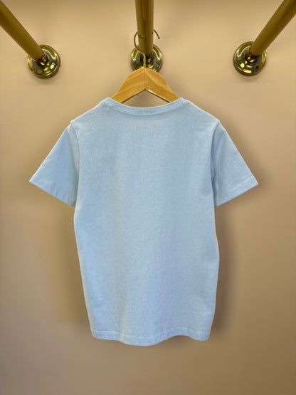 Camiseta Infantil Básica Algodão MC Azul Céu - Dudes