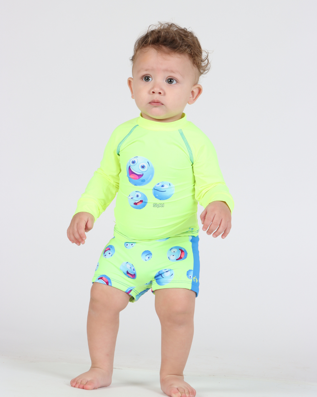Conjunto Bebê Blusa de Proteção e Sunga Murilo Bubble - Siri Kids