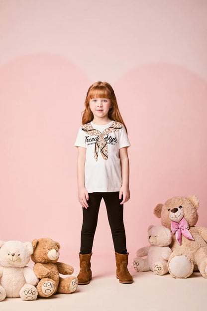 Conjunto Infantil Blusa Trend Style e Legging - Momi