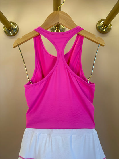 Conjunto Infantil Regata Sara Dry e Saia Fernanda Dry Badminton Branco - Siri Sport