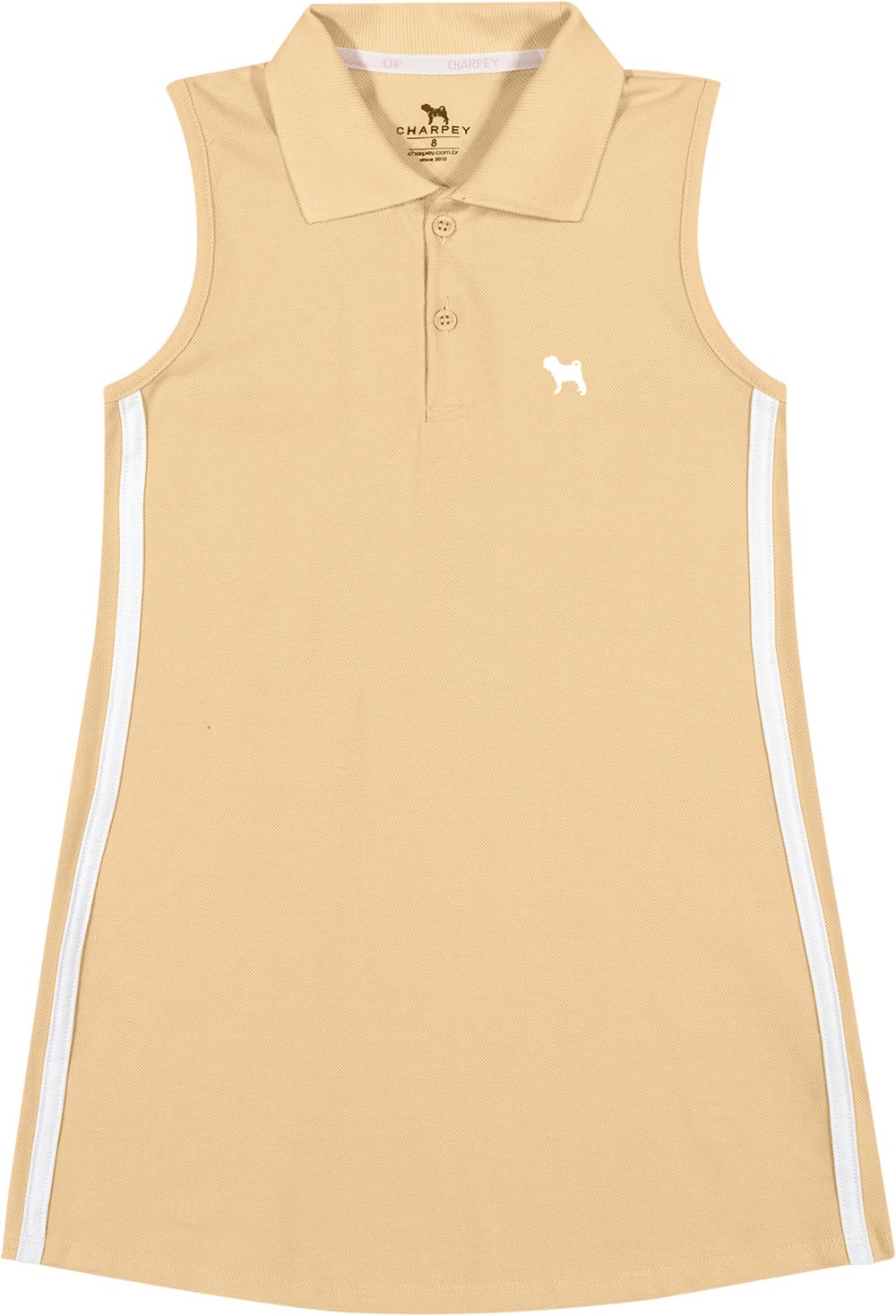 Vestido Piquet Fresh Peach -  Charpey