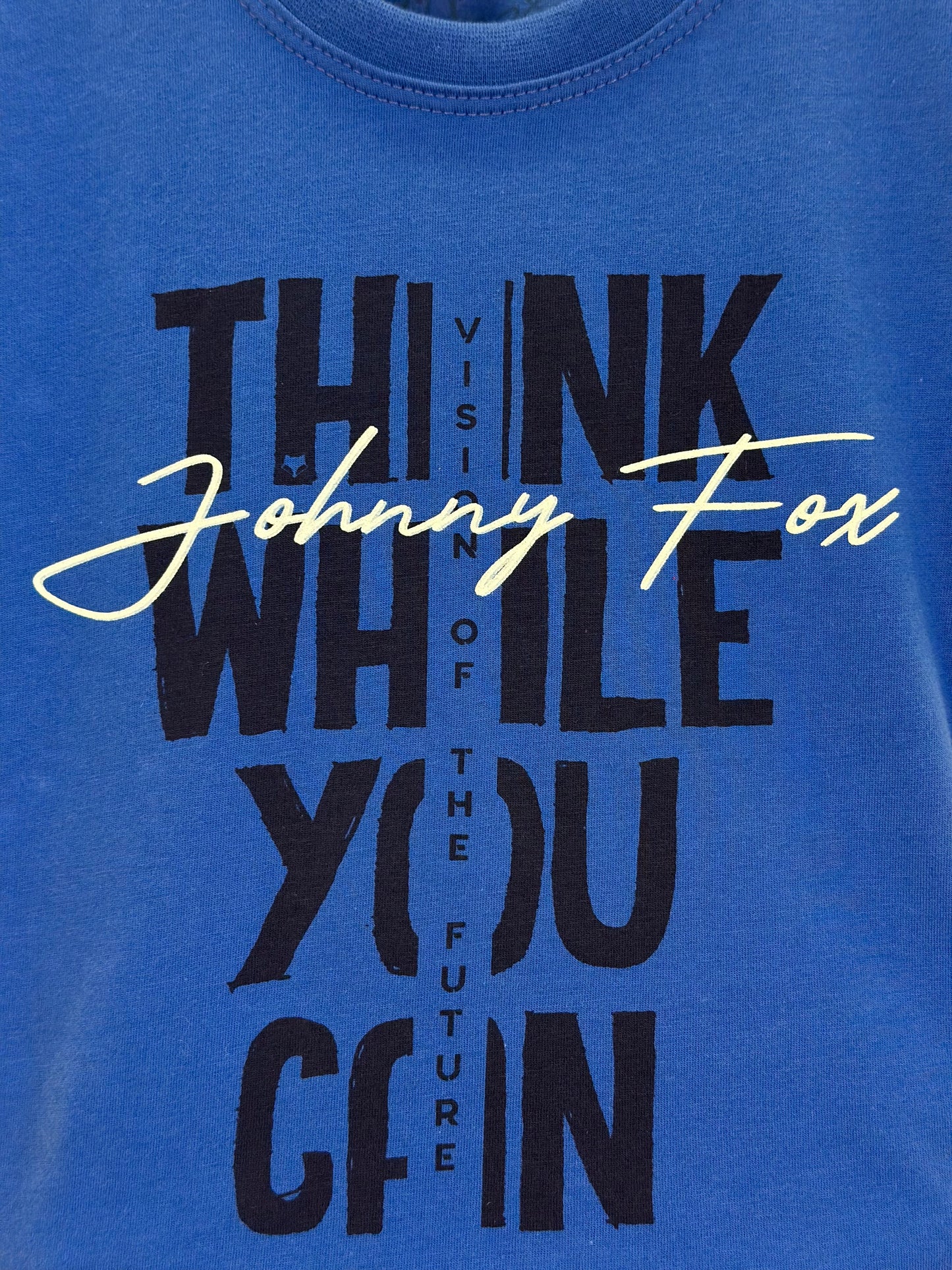 Conjunto Infantil  Camiseta Azul Royal e Bermuda Marinho - Little Johnny