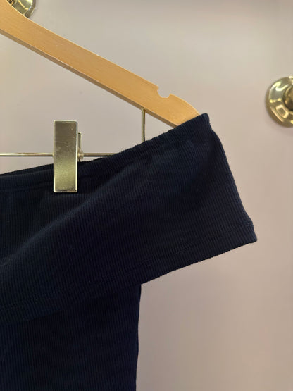 Blusa Teen Ombro a Ombro Preto - Authoria