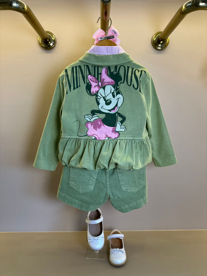 Jaqueta Infantil Minnie Verde Forest - Animê