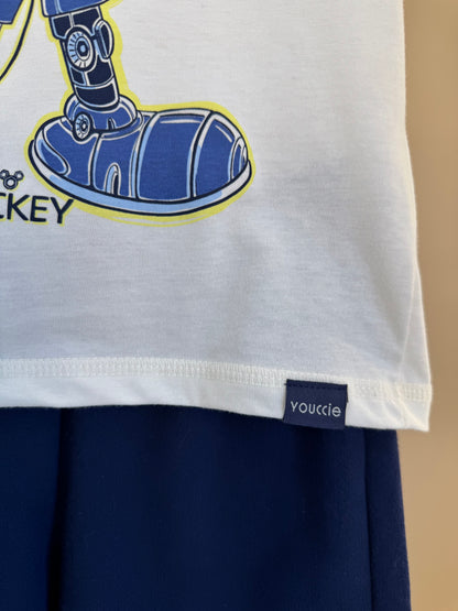 Conjunto Infantil T - Shirt Mickey Mouse e Bermuda - Youccie