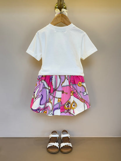 Conjunto Infantil Blusa e Saia Essentials Disney - Animê
