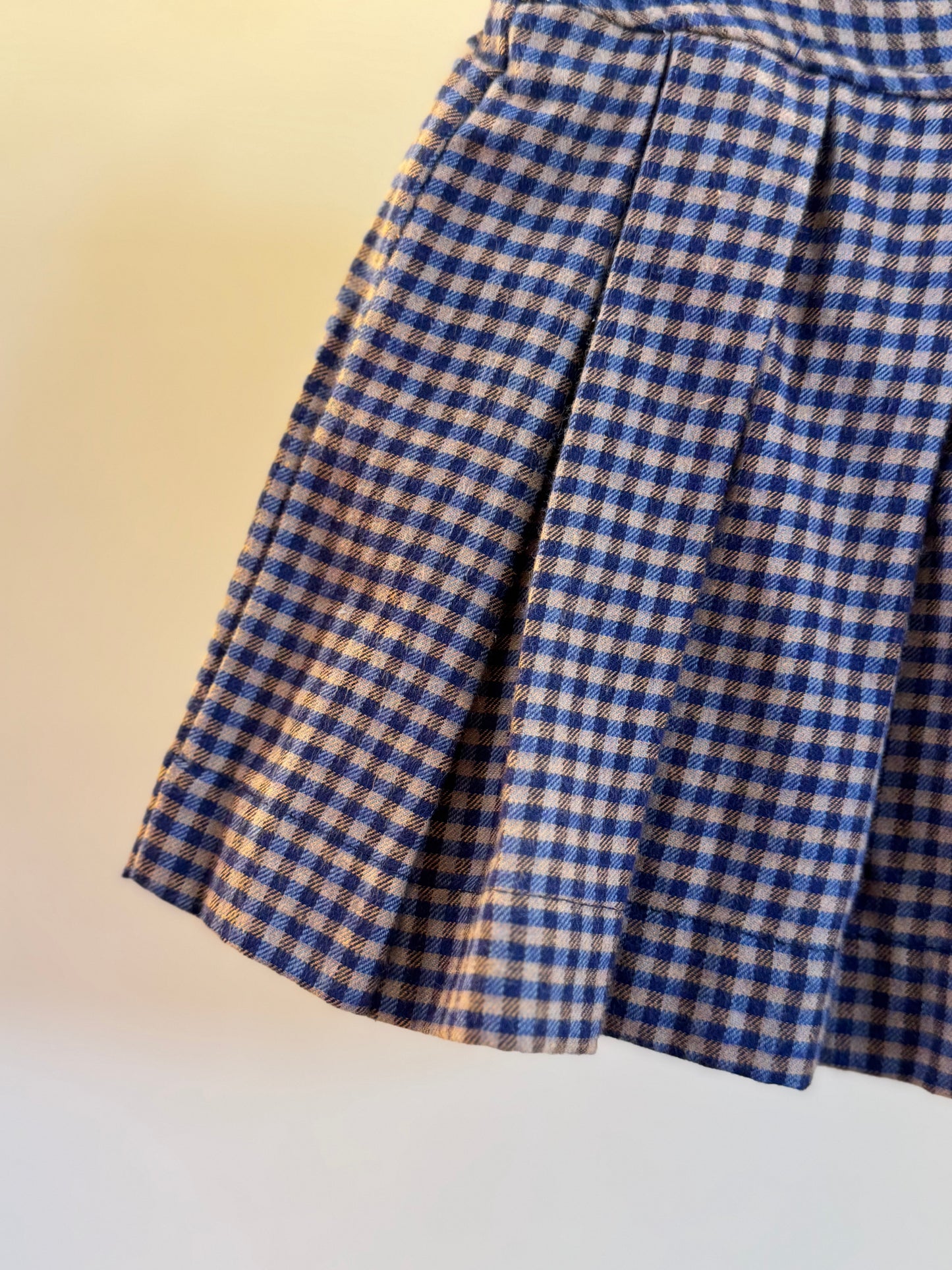 Saias-shorts Infantil Xadrez Pregas - Pituchinhus