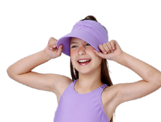 Viseira Infantil Proteção UV Alice Lavanda - Siri Kids