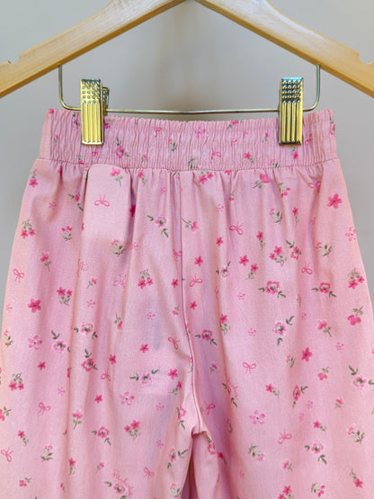 Calça Infantil Pantacourt Mini Flores - Pituchinhus