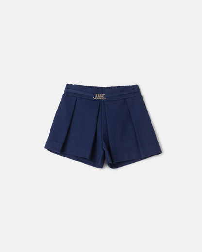 Conjunto Infantil Camisa Mangas Amplas e Laço nas costas e Shorts com Pregas Essentials - Animê