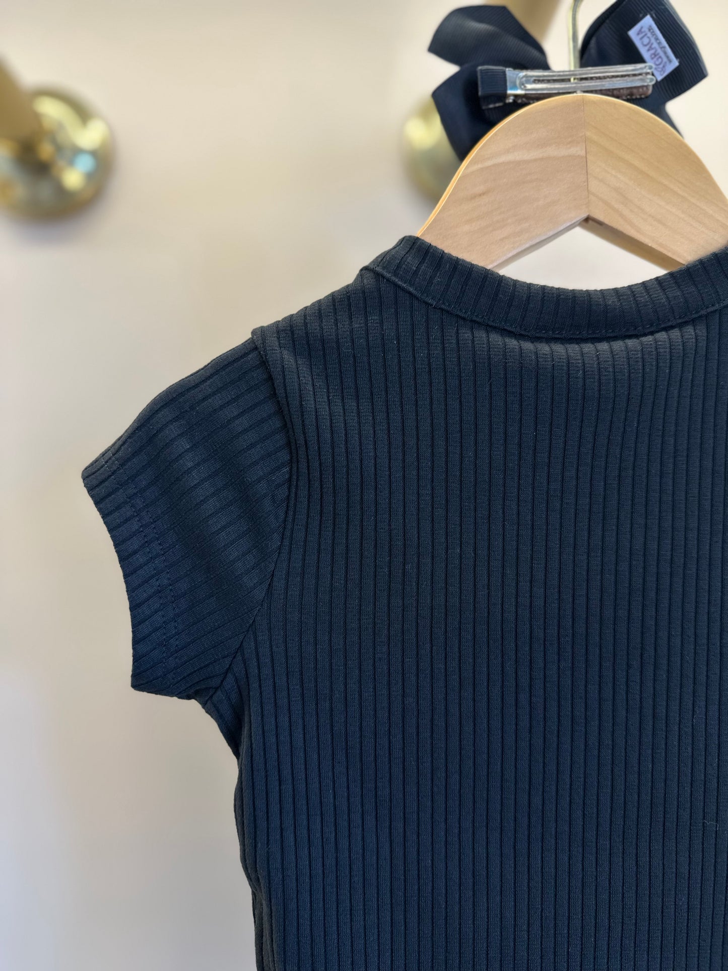 Blusa Infantil Essentials Mini-jóia Preta - Animê