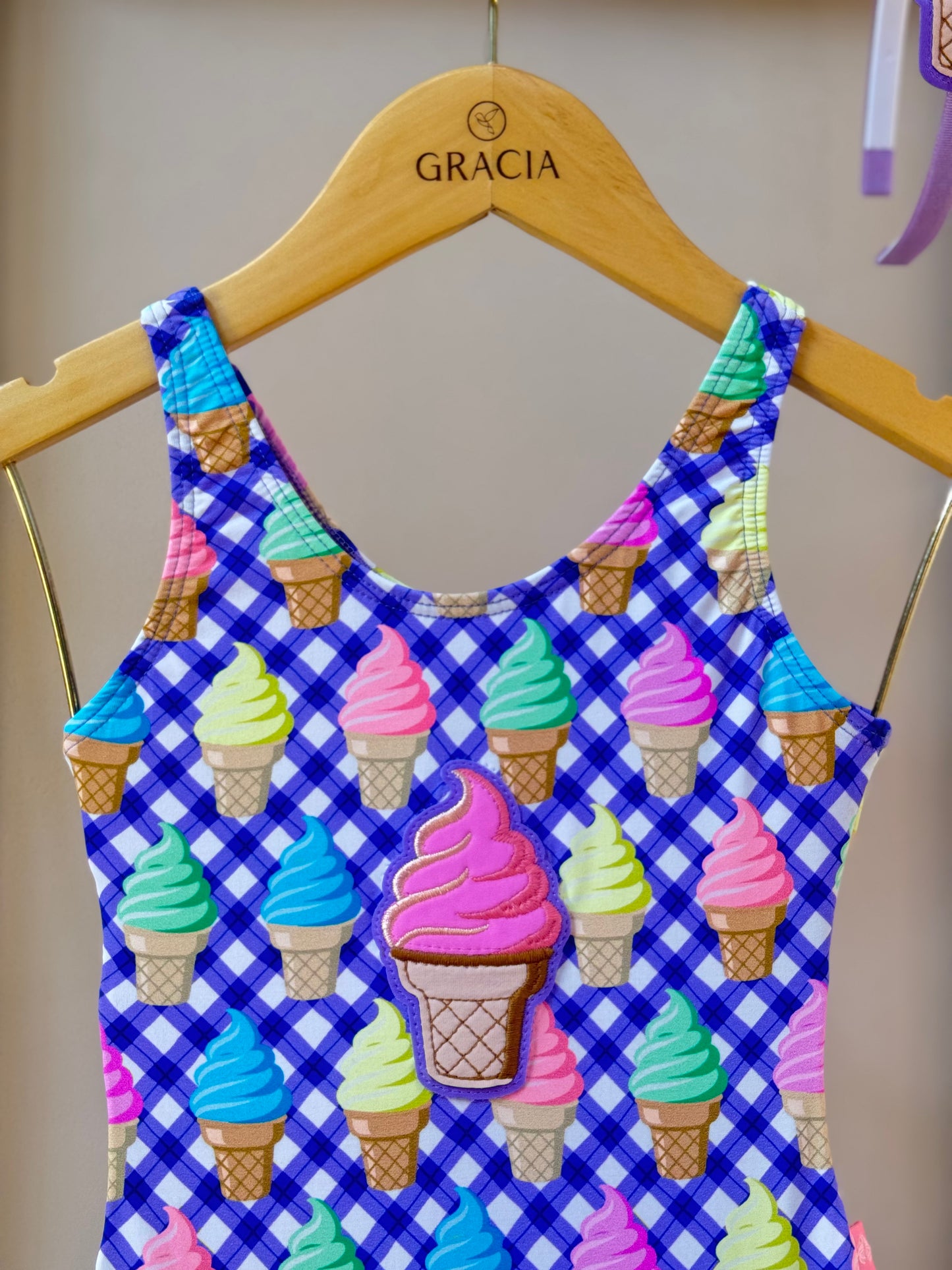 Maiô Infantil Carolina Ice Cream - Siri Kids
