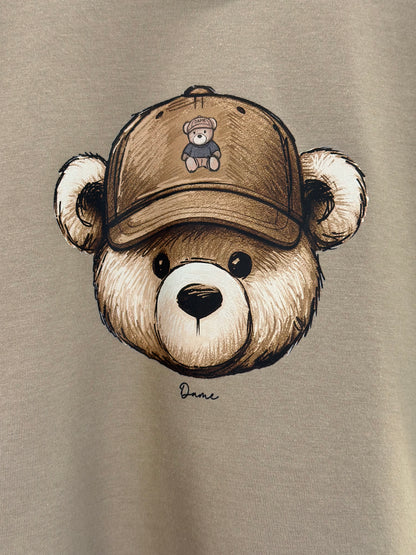 Camiseta Infantil Algodão Teddy Boné Fendi - Dame