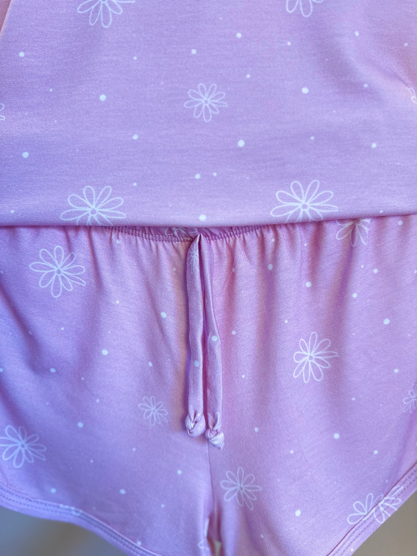 Pijama Infantil Comfy Blusa MC e Shorts Flower Rosa - Conforteca