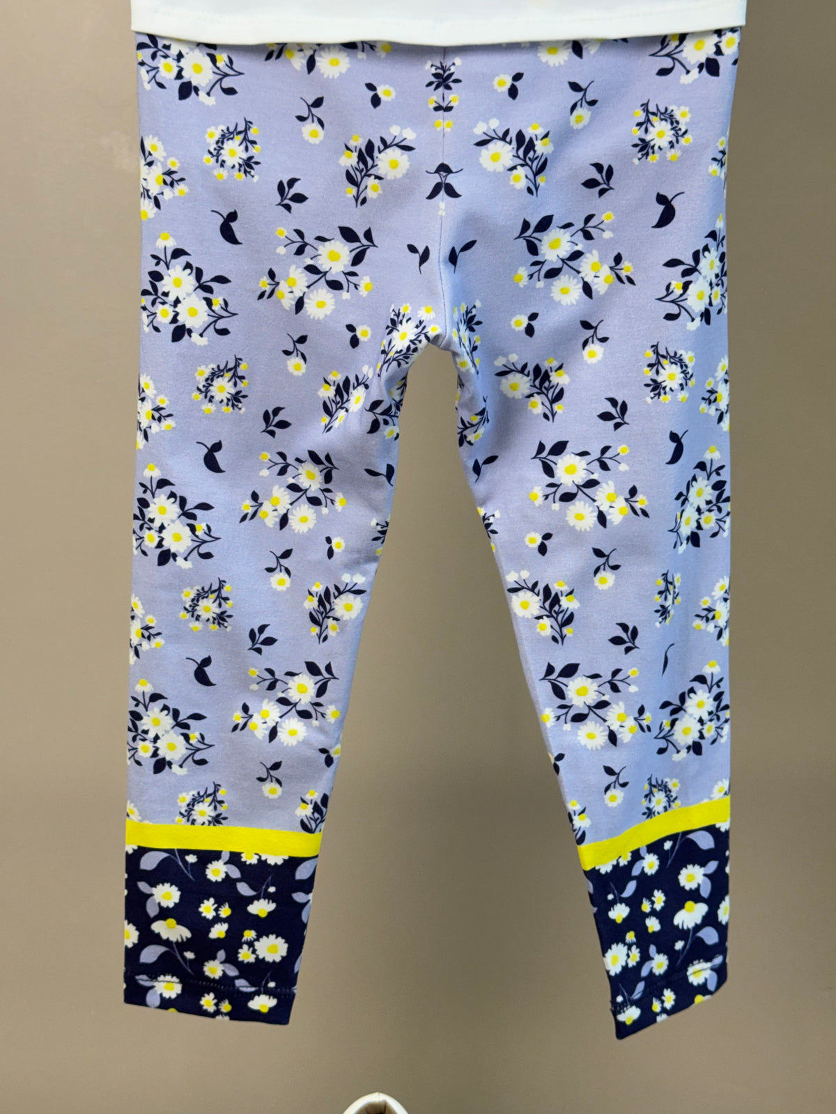 Conjunto Infantil Blusa Mangas Tule e Calça Legging Estampada - Petit Cherie