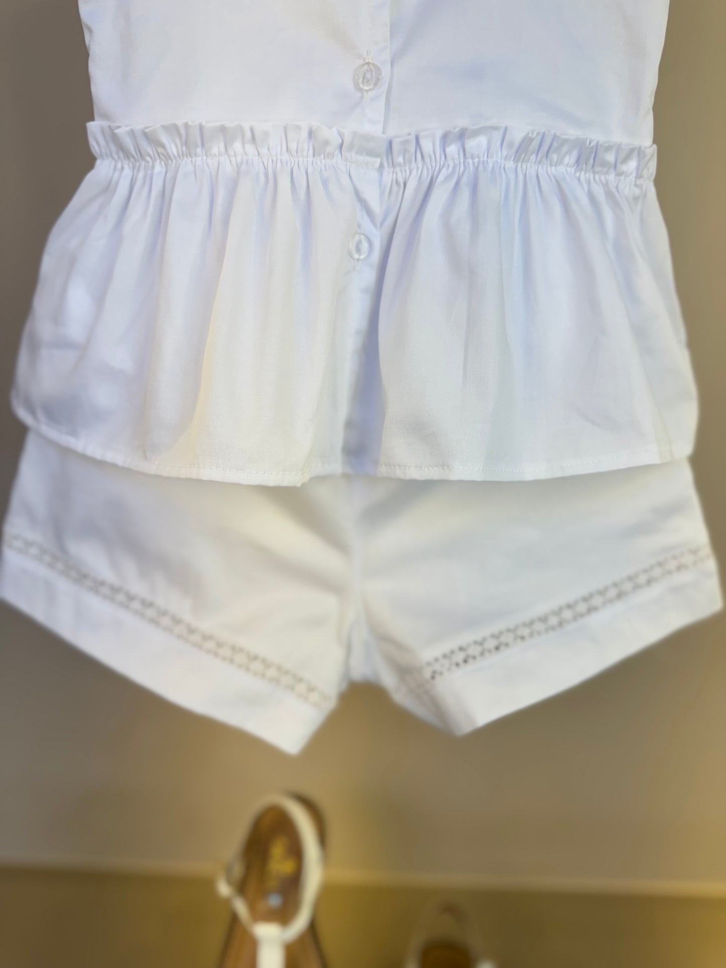 Conjunto Infantil Bordados e Pérolas - Petit Cherie
