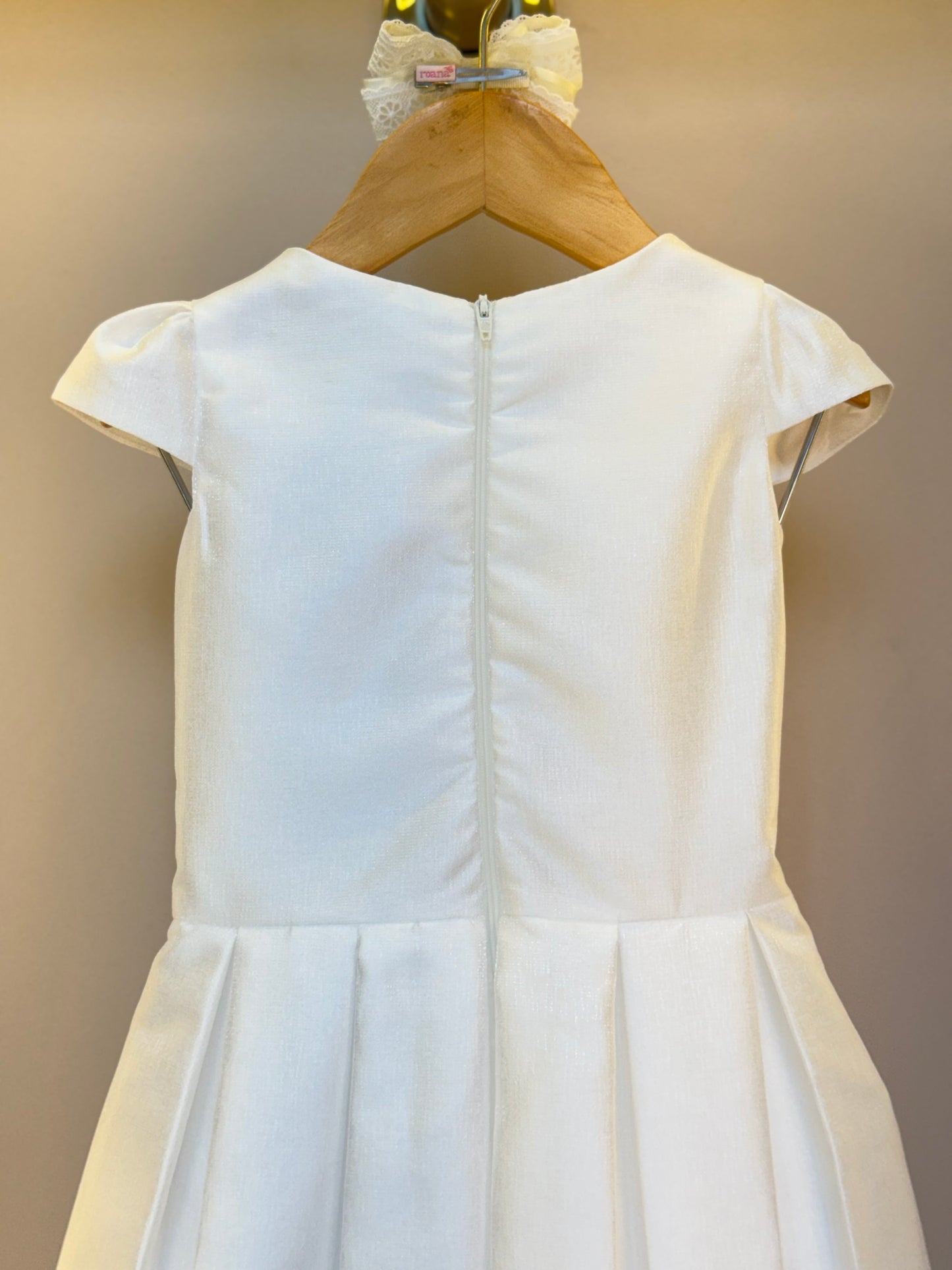 Vestido Infantil Zibeline Branco - Petit Cherie