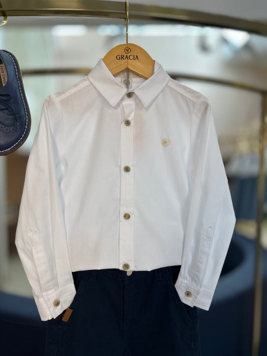 Camisa de tricoline 100% algodão - Um Mais Um