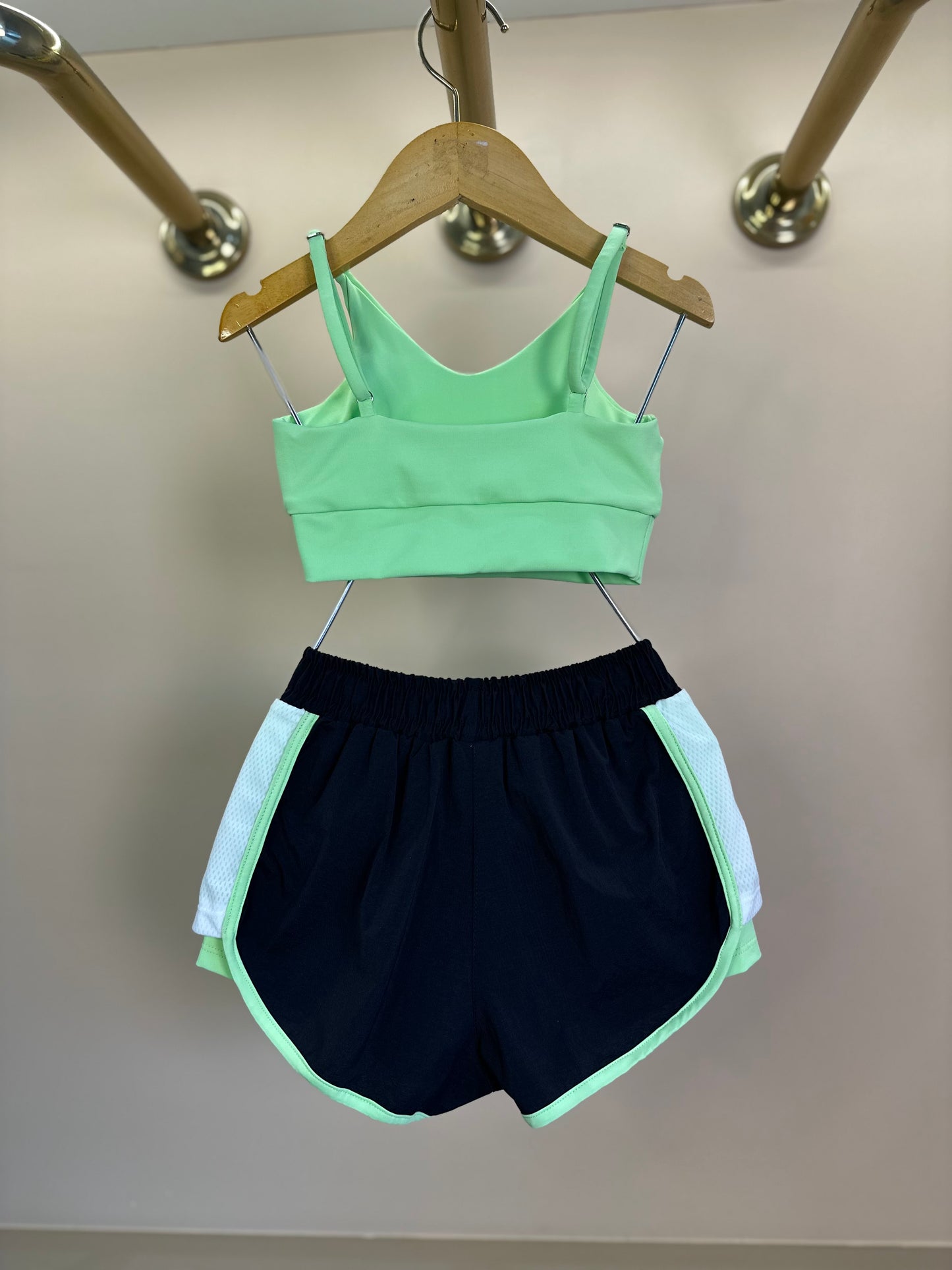 Conjunto Infantil Top Sara Maxxi Conexão e Short Infantil Lorena Eclética Conexão - Siri Sport
