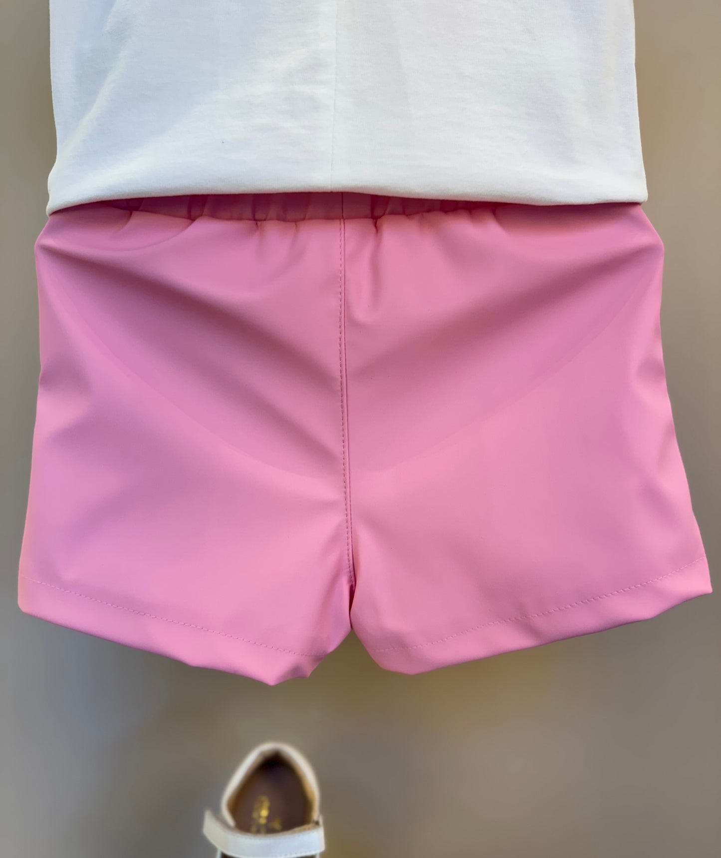 Conjunto Infantil Short Bordado Ursinhos E Blusa Gola Com Detalhes Off White - Gabriela Aquarela