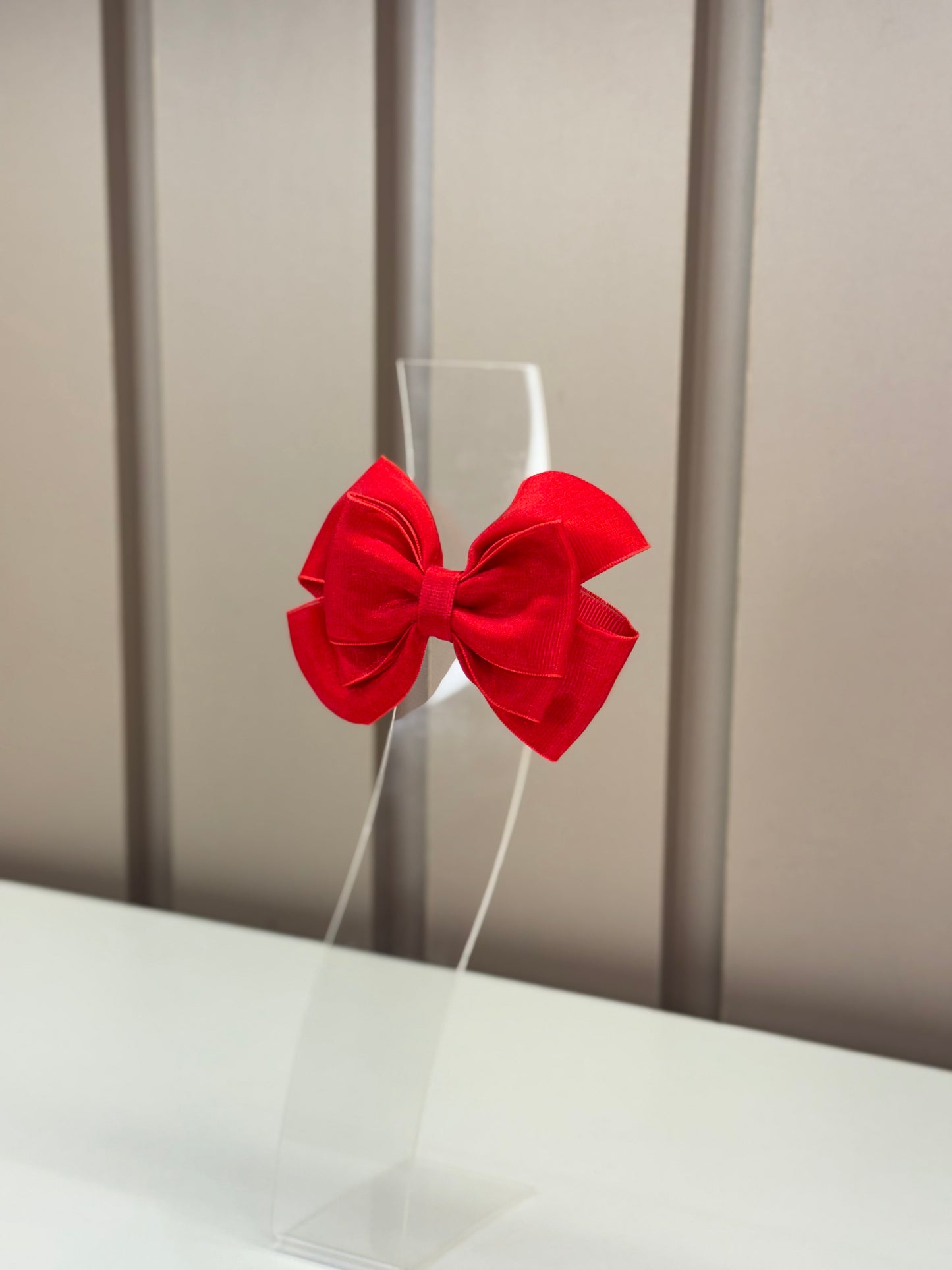 Laço Infantil Special All Organza Vermelho Clássico Tam. M - Gracia