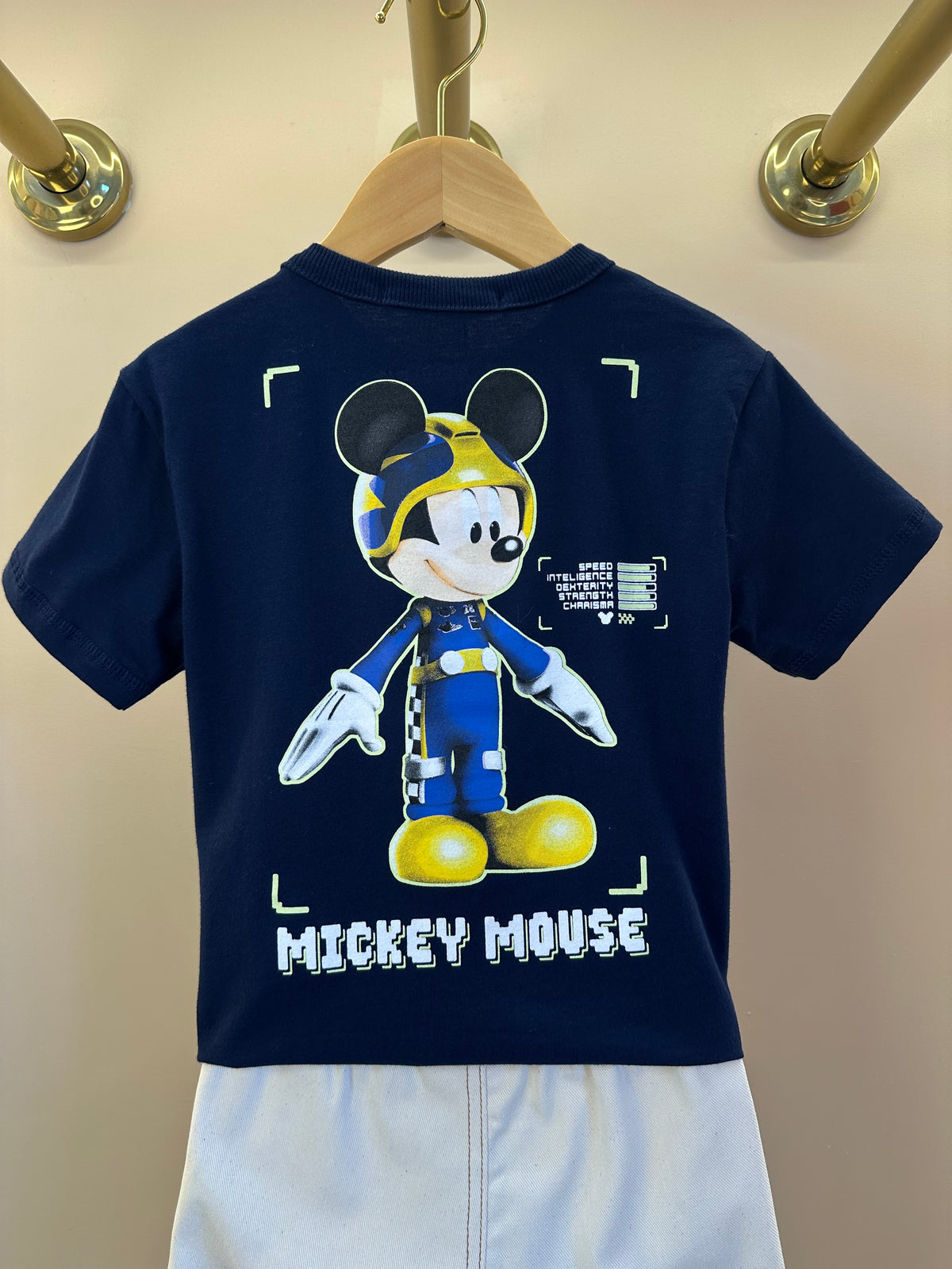 Conjunto Infantil T-Shirt Select Player Mickey Mouse e Bermuda Sarja - Youccie