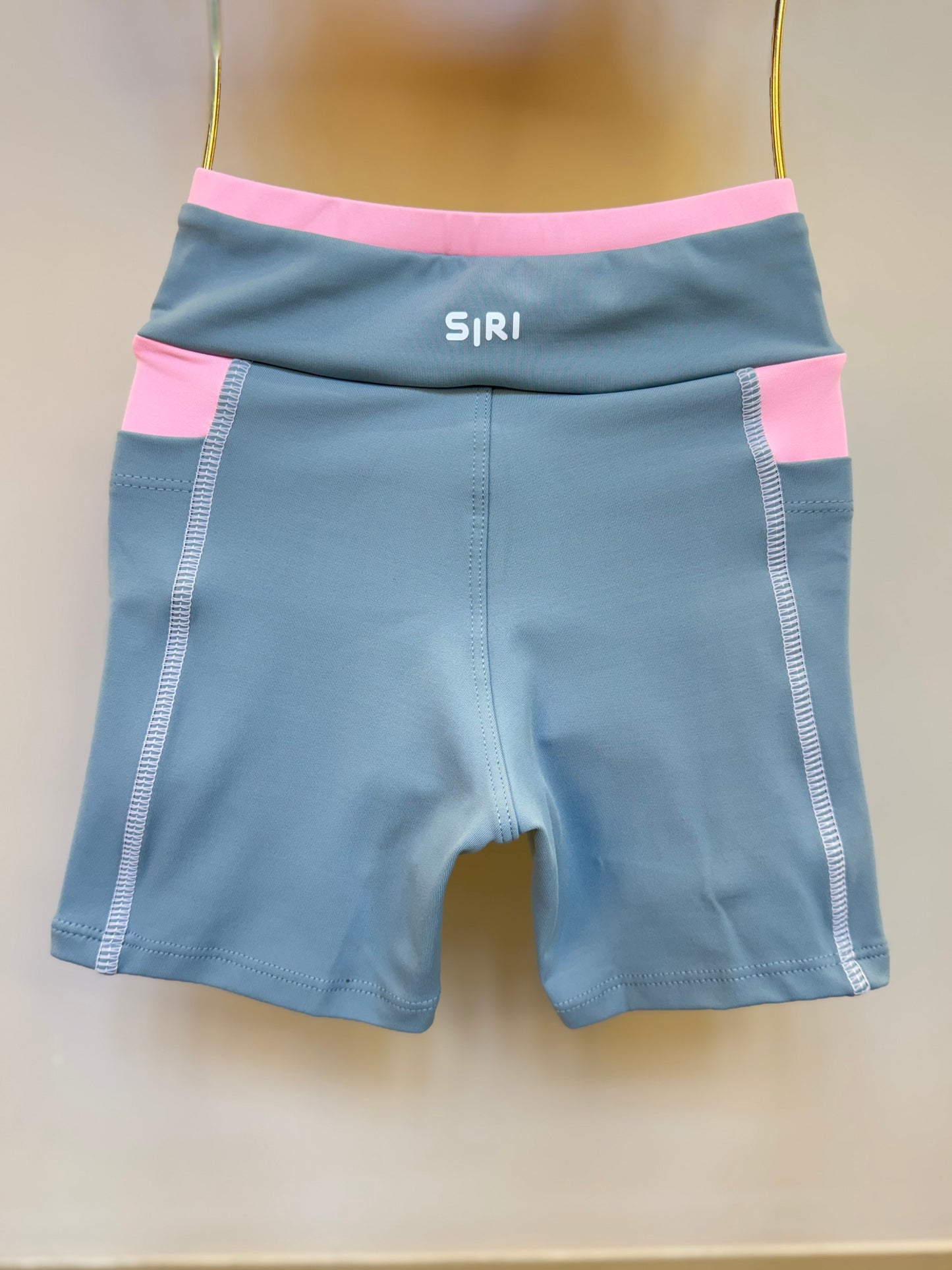 Conjunto Infantil Top Sara Ballet Rosa e Bermuda Sara Ballet Cinza - Siri Sport