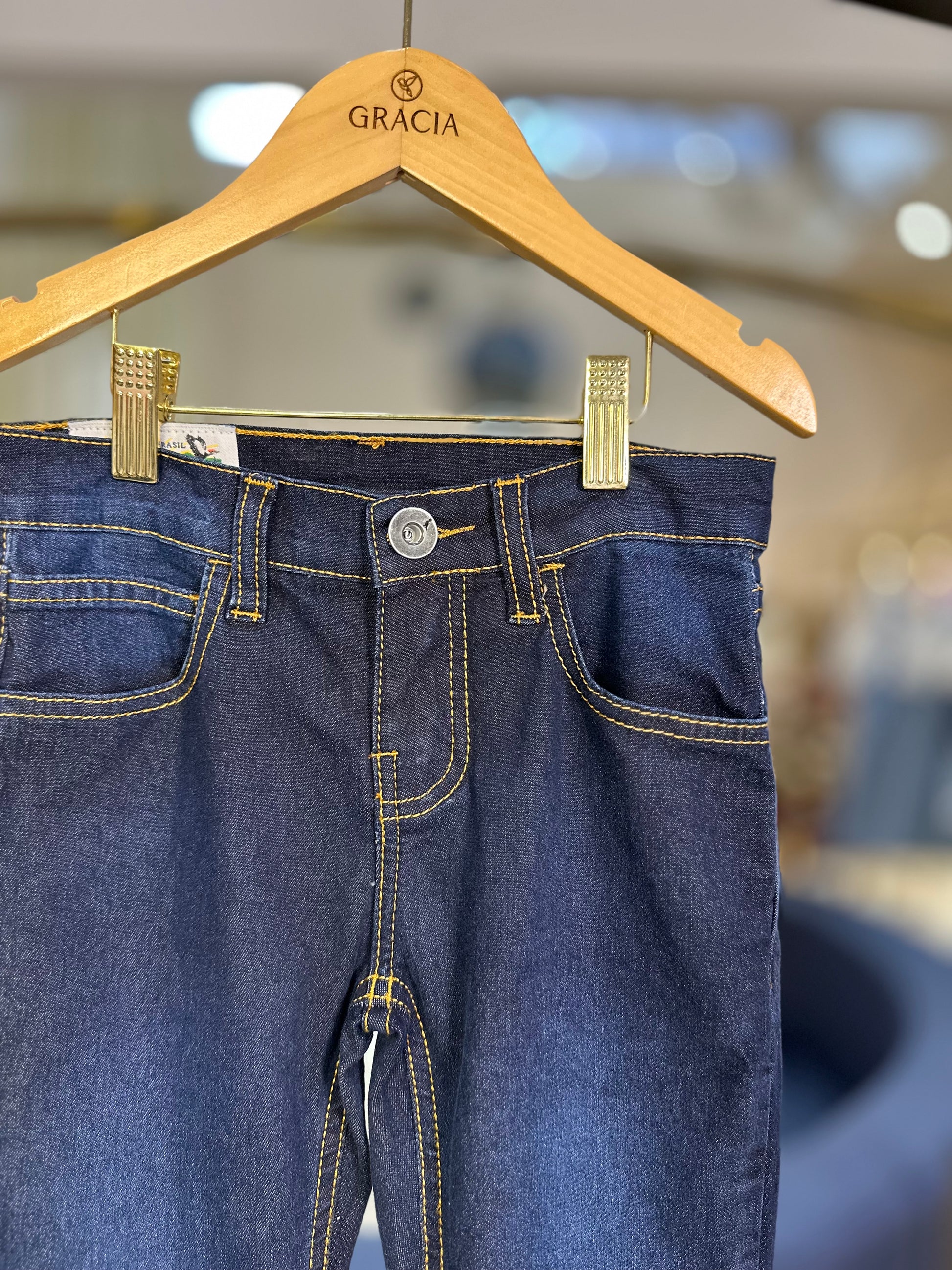 Calça Jeans Infantil Indigo Blue Reserva Mini1