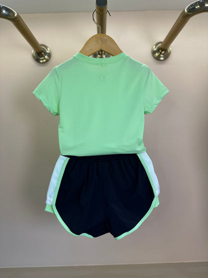 Conjunto Infantil Blusa Maria Sakay Conexão e Short Lorena Eclética Conexão - Siri Sport
