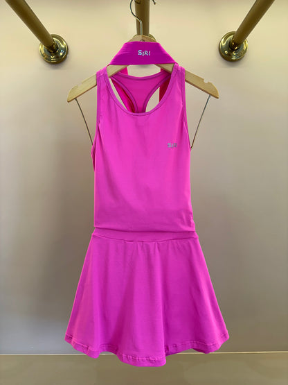 Conjunto Infantil Regata Sara Dry e Saia Luiza Dry Badminton - Siri Sport