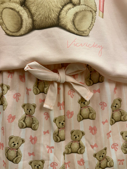 Pijama Teen Blusa e Short Rosa Claro - Vic Vick