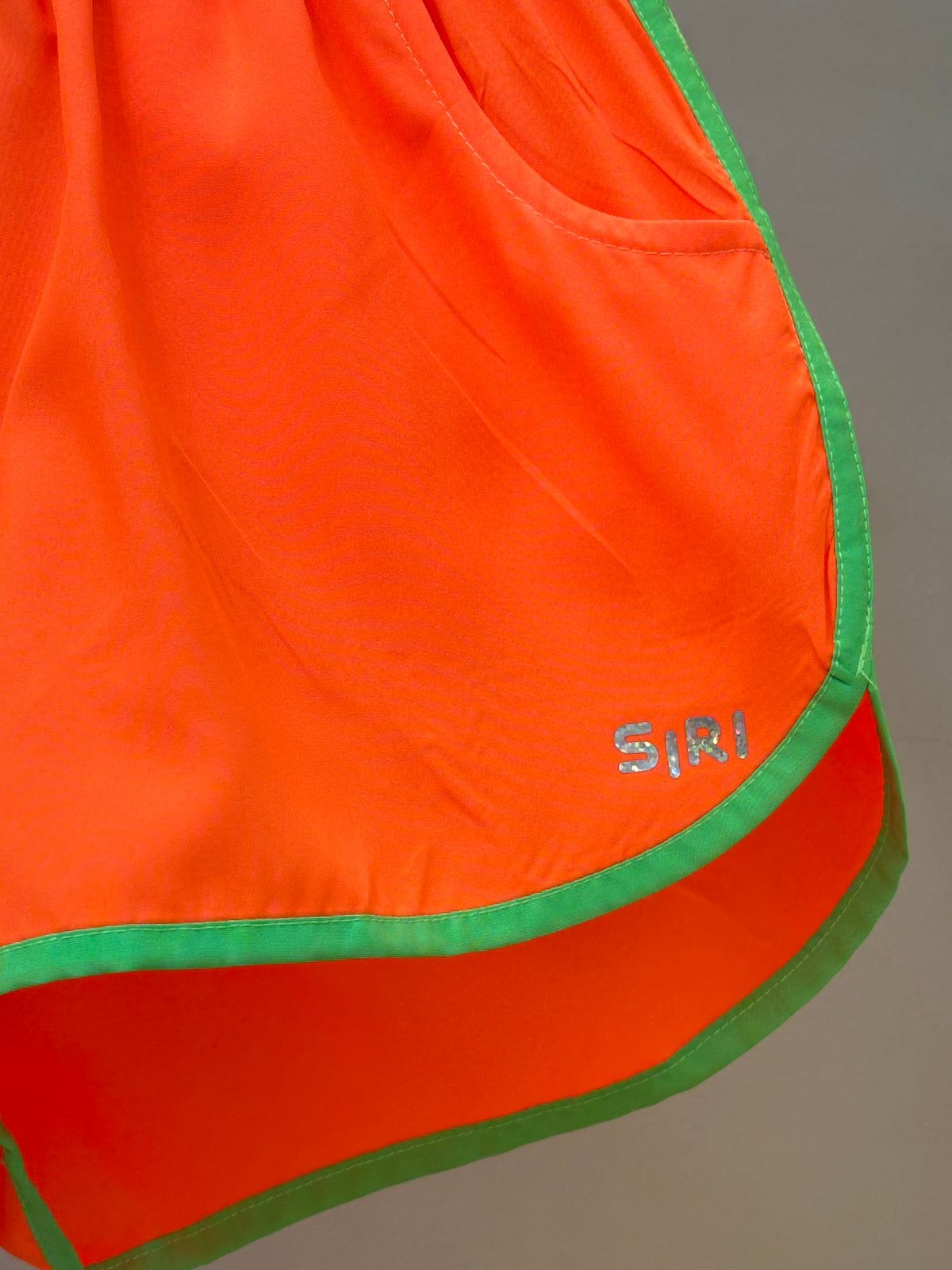 Shorts Infantil Letícia Laranja Fluor - Siri Kids