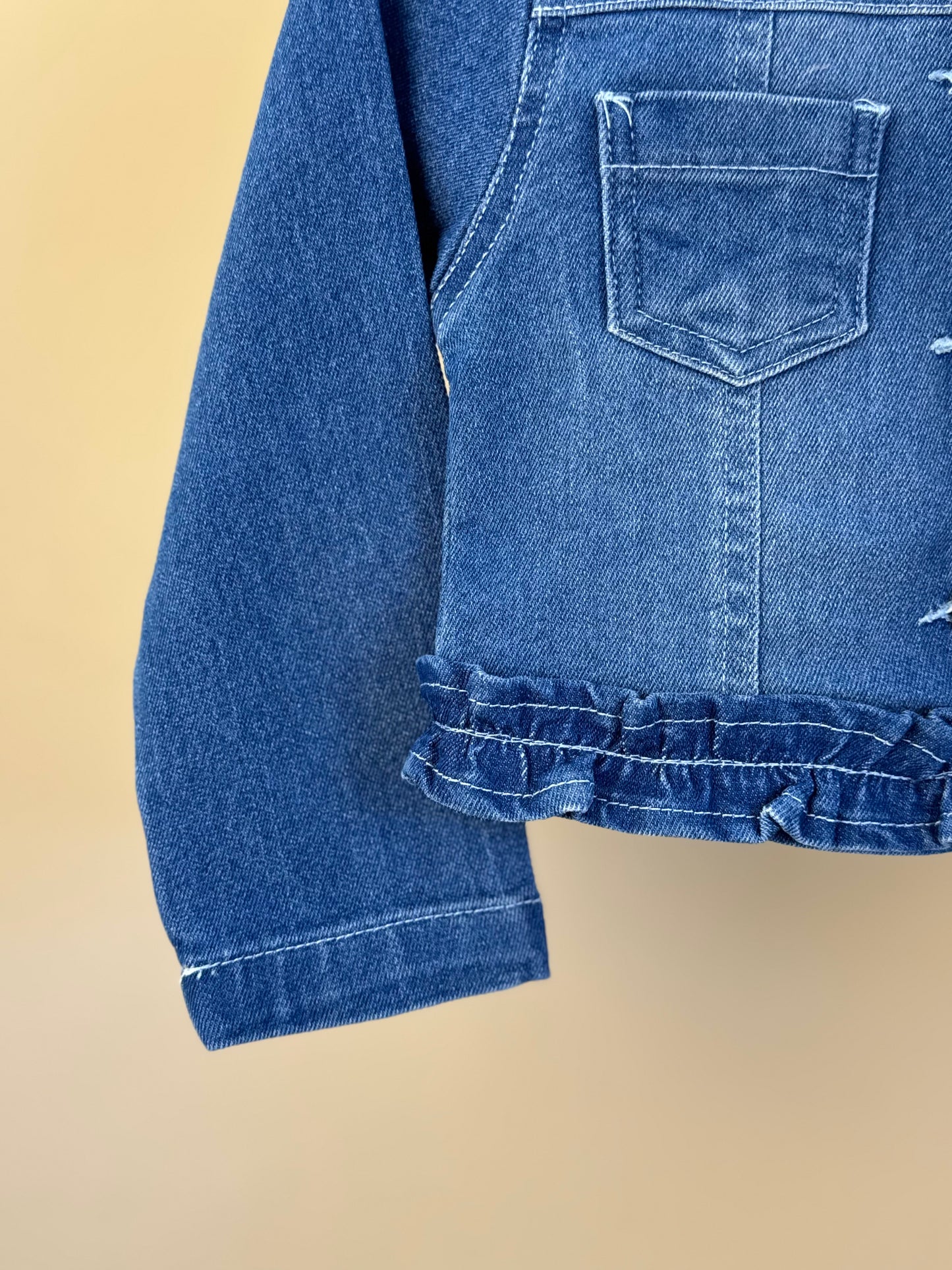 Jaqueta Infantil Ursinho Jeans - Gabriela Aquarela
