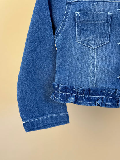 Jaqueta Infantil Ursinho Jeans - Gabriela Aquarela