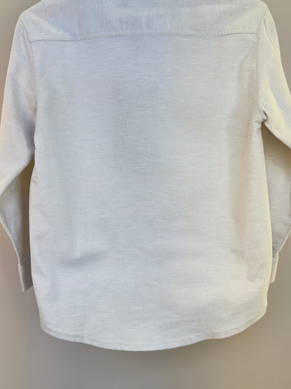 Camisa Infantil Social Oxford Bege - Dame