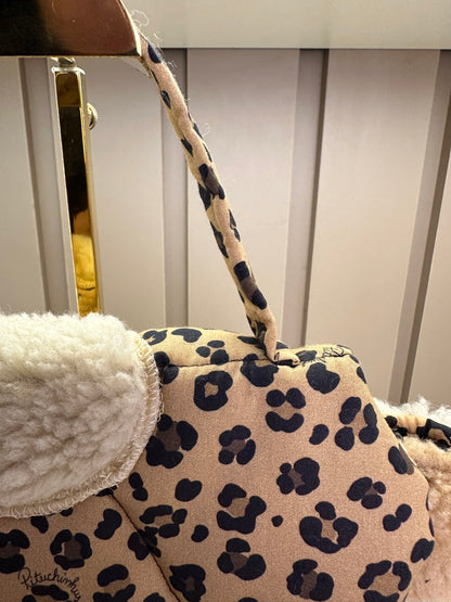 Bolsa Infantil Teddy Ursinhas Detalhes Oncinhas - Pituchinhus